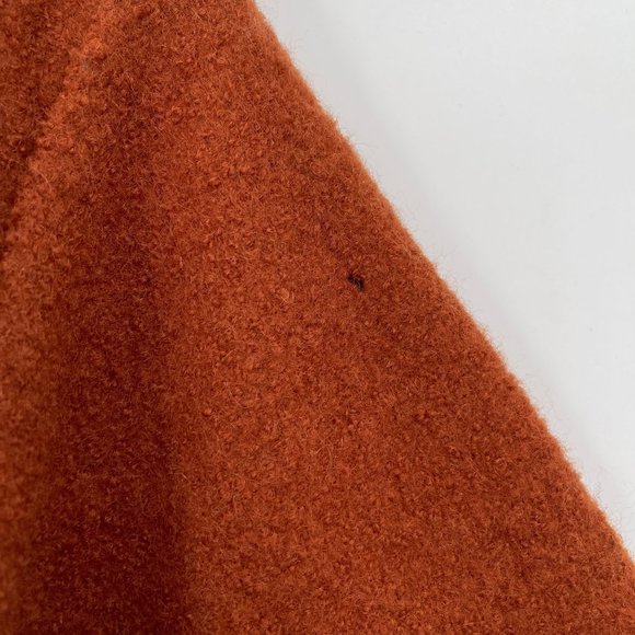 Lisa International Medium Jacket Sweater Zip Horse Beaded Horseshoe Western Rust - Picture 11 of 12